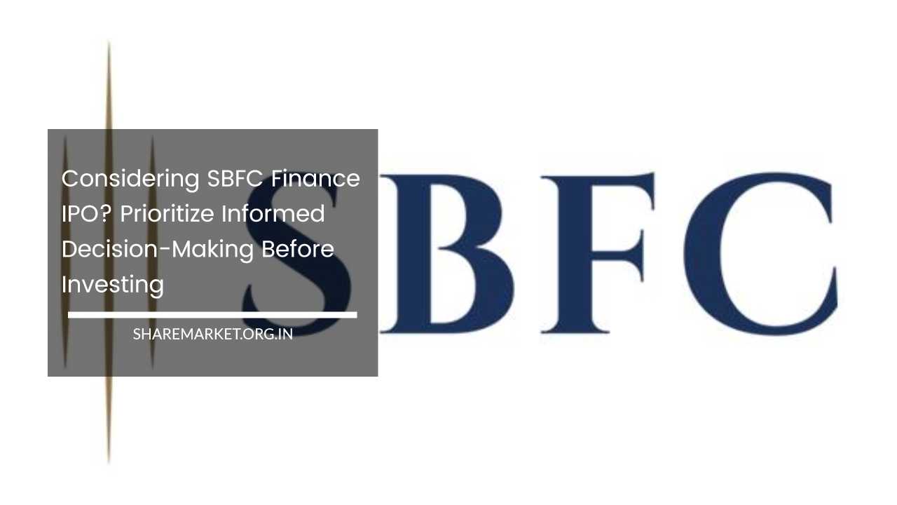 SBFC Finance IPO