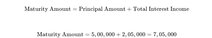 Maturity Amount