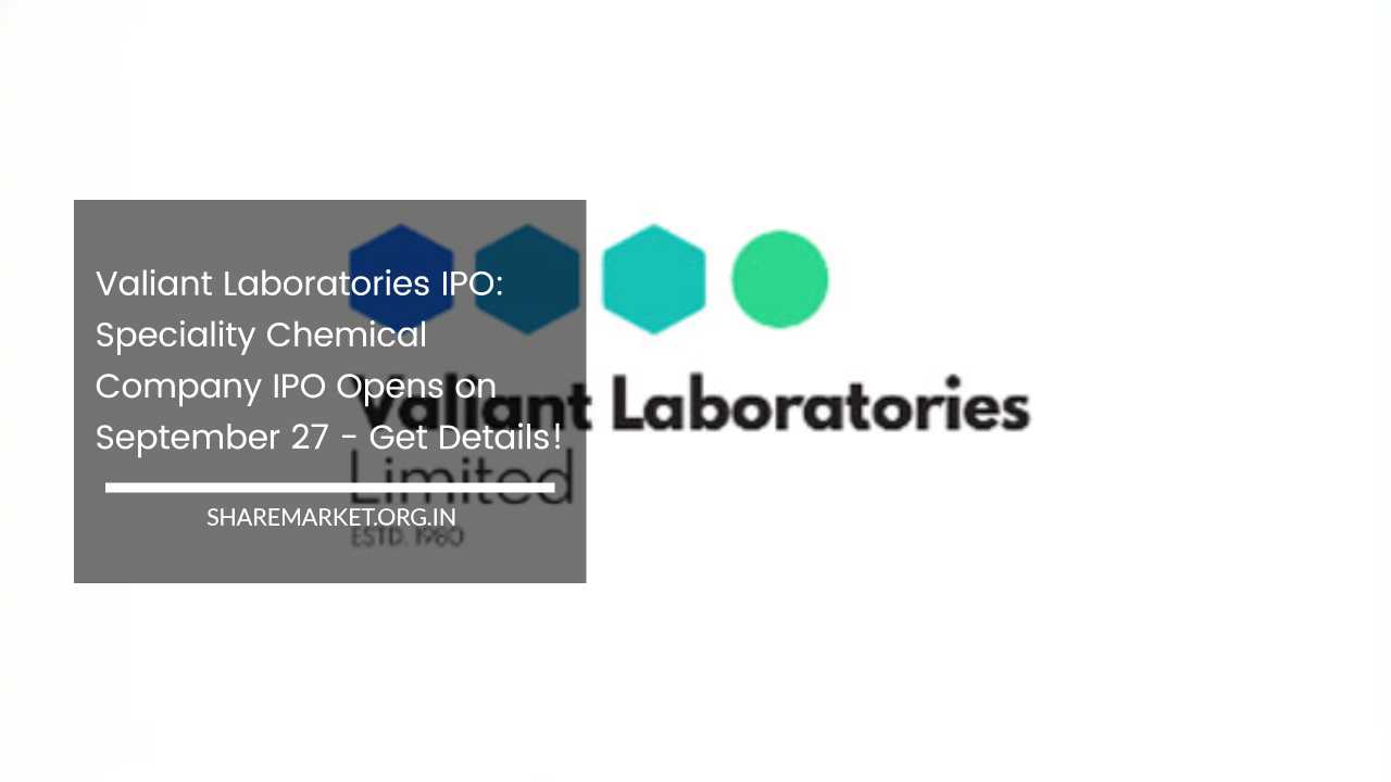 Valiant Laboratories IPO